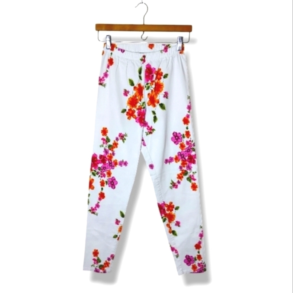 Vintage Forenza Floral Pants Size Medium